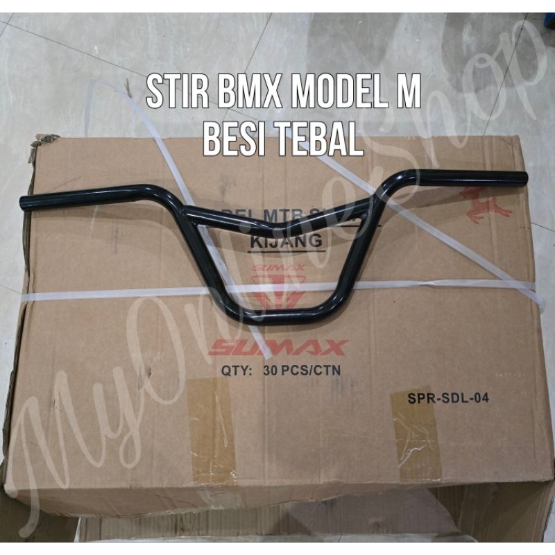 Stir Sepeda BMX Stir M Stang Sepeda Besi Tebal Stang Sepeda Stir M Berkualitas Stir Sepeda