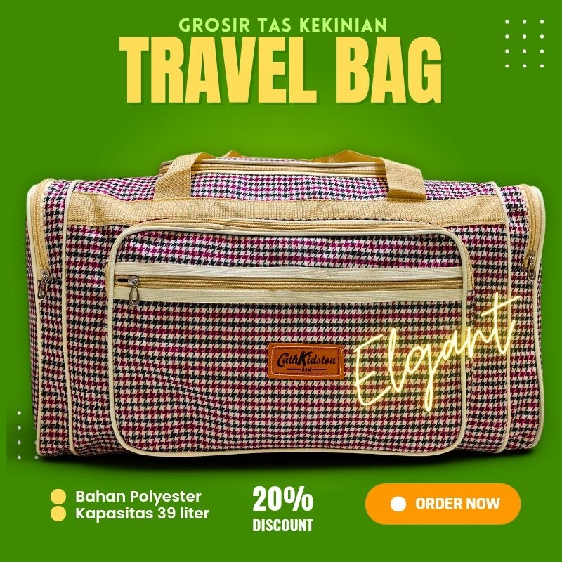Tas Besar Tempat Baju Mudik Travelbag Selempang Jinjing Pria Wanita Travelbag Jumbo