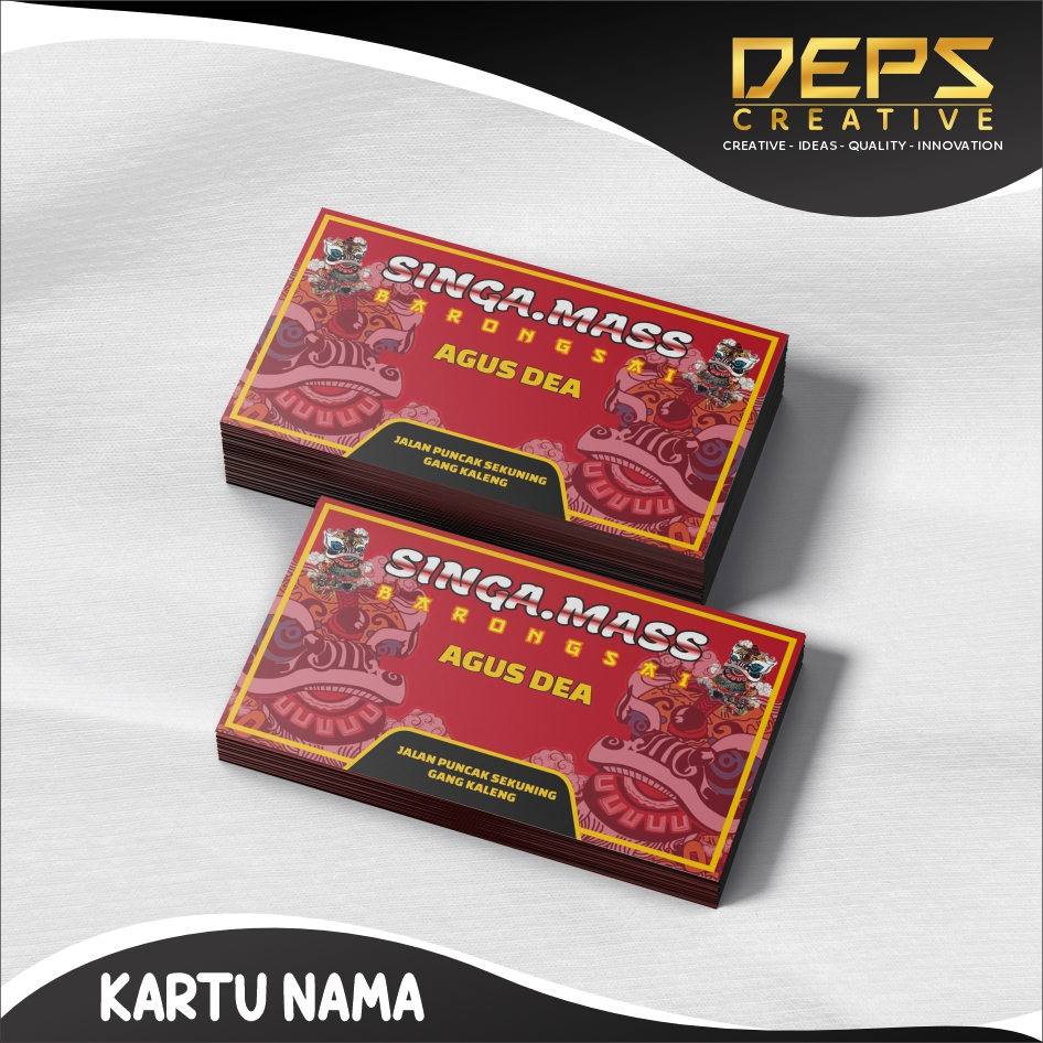 

Kartu Nama ( Include Box ) / Bahan AP 260 gsm Termurah