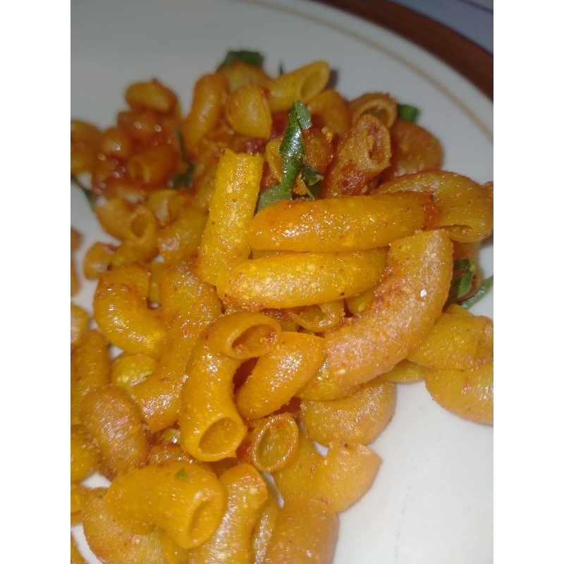

makaroni pedas daun jeruk
