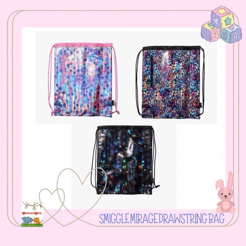 Tas Ransel Cowok Cewek Smigel Mirage Drawstring Bag Cuci Gudang Kidz Station Sale Backpack Original 