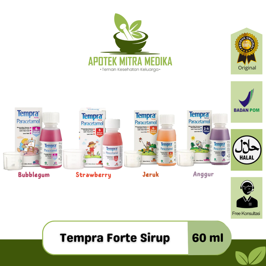 Tempra Forte Sirup Paracetamol Anak 60ml