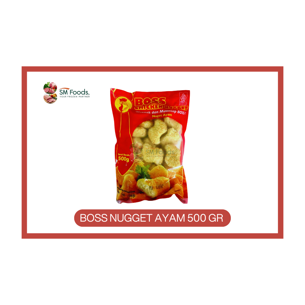 

BOSS Chicken Nugget | 500 gr | Halal Murah Berkualitas