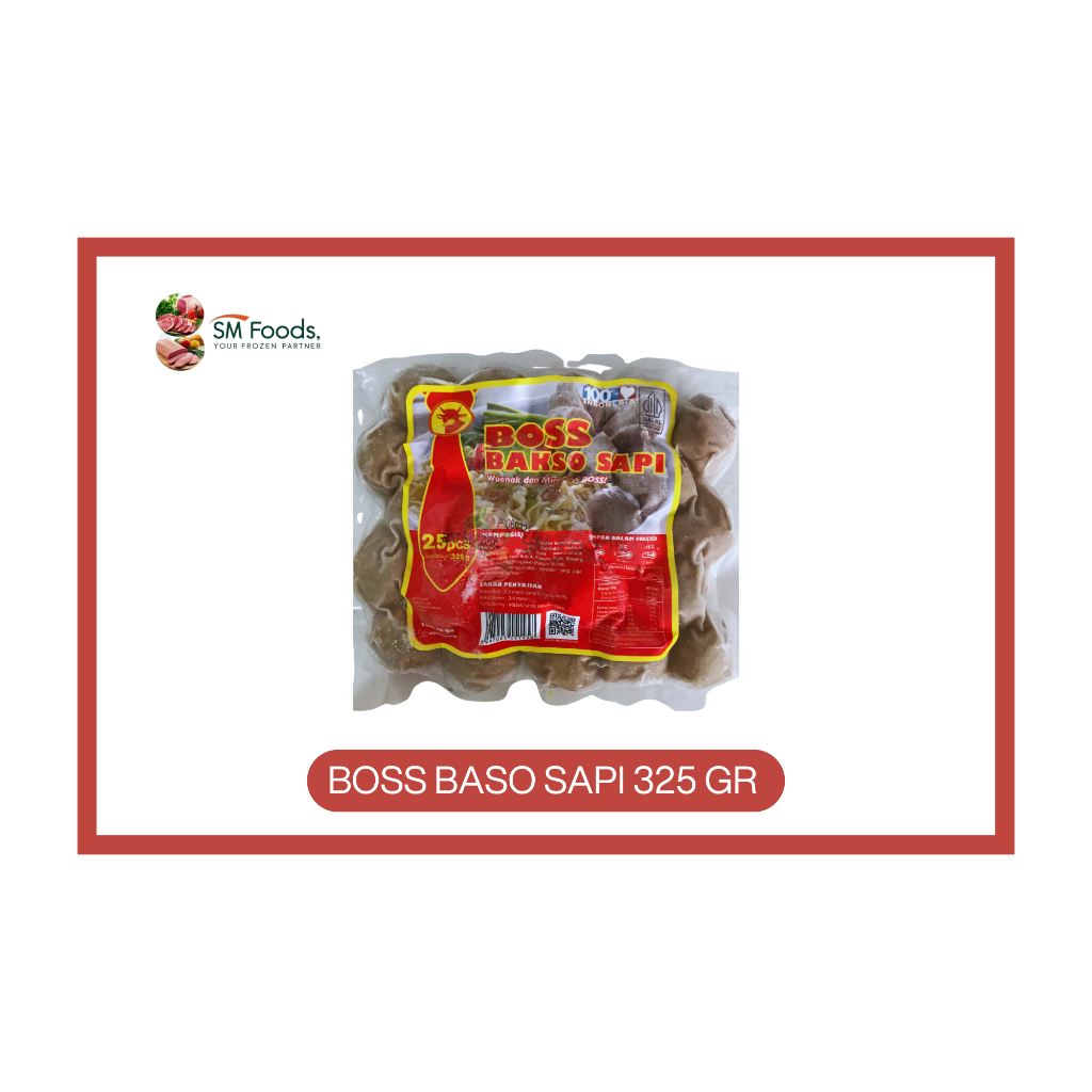 

BOSS Bakso Sapi | 325 gr | Halal Murah Berkualitas