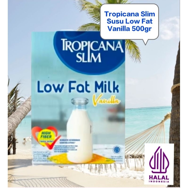 

Tropicana Slim Susu Low Fat Vanilla 500gr
