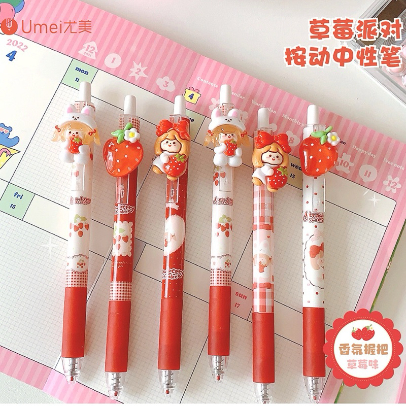 

UMEI Pen Gel Cetek Strawberry YM-A2941 @1 pc
