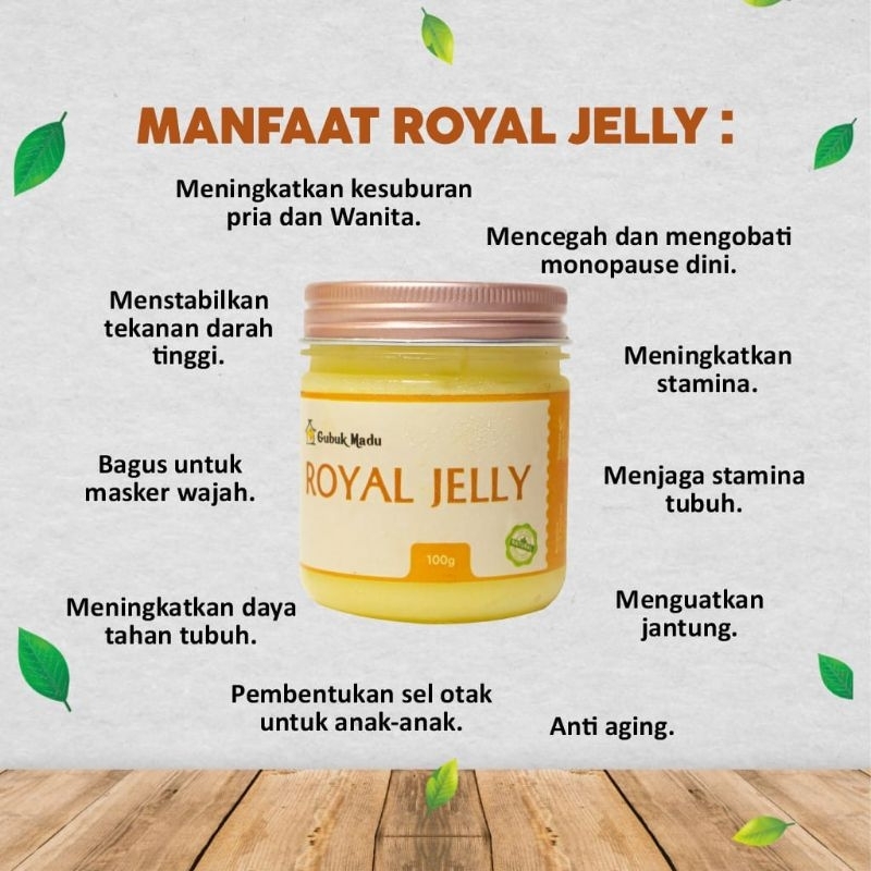 

Royal Jelly Murni Panenan Terbaru Kemasan 100 Gram