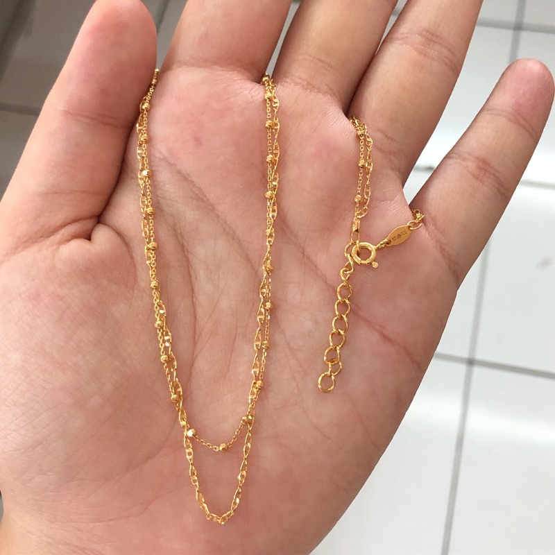 B2 KO- KALUNG TOSCANO JEDAR 2LAYER 3.6GR KADAR 375 PANJANG 39-42CM