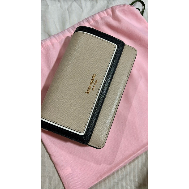 kate spade morgan flap chain wallet