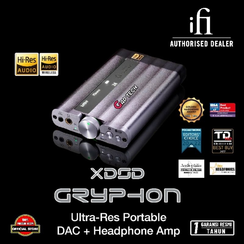 iFI xDSD Gryphon Premium Ultra Resolution Portable DAC + Headphone Amplifier / DAC Amp Original