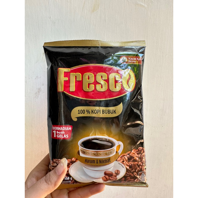 

Fresco Pure kopi hitam 158gr ( Tanpa gelas )