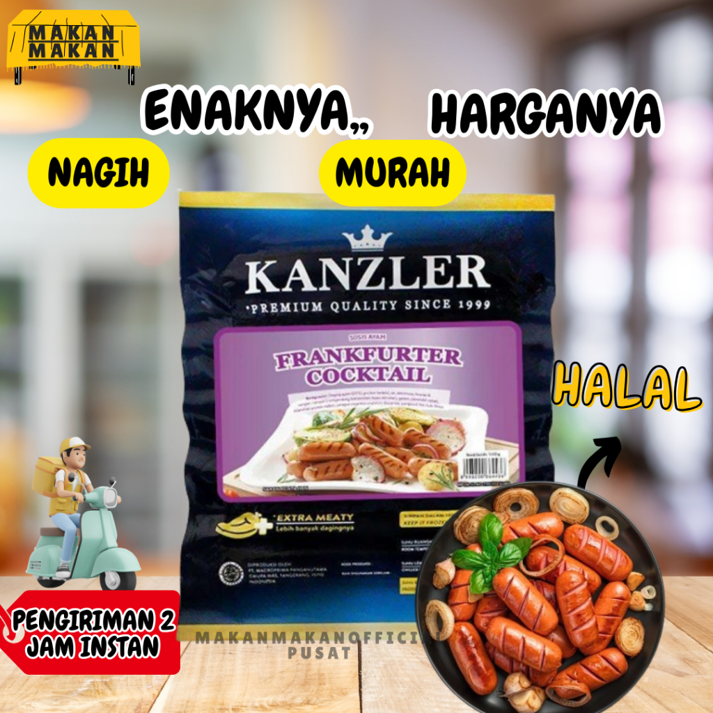

Kanzler Frankfurter Cocktail kanzler frankfurter cocktail 500 gram