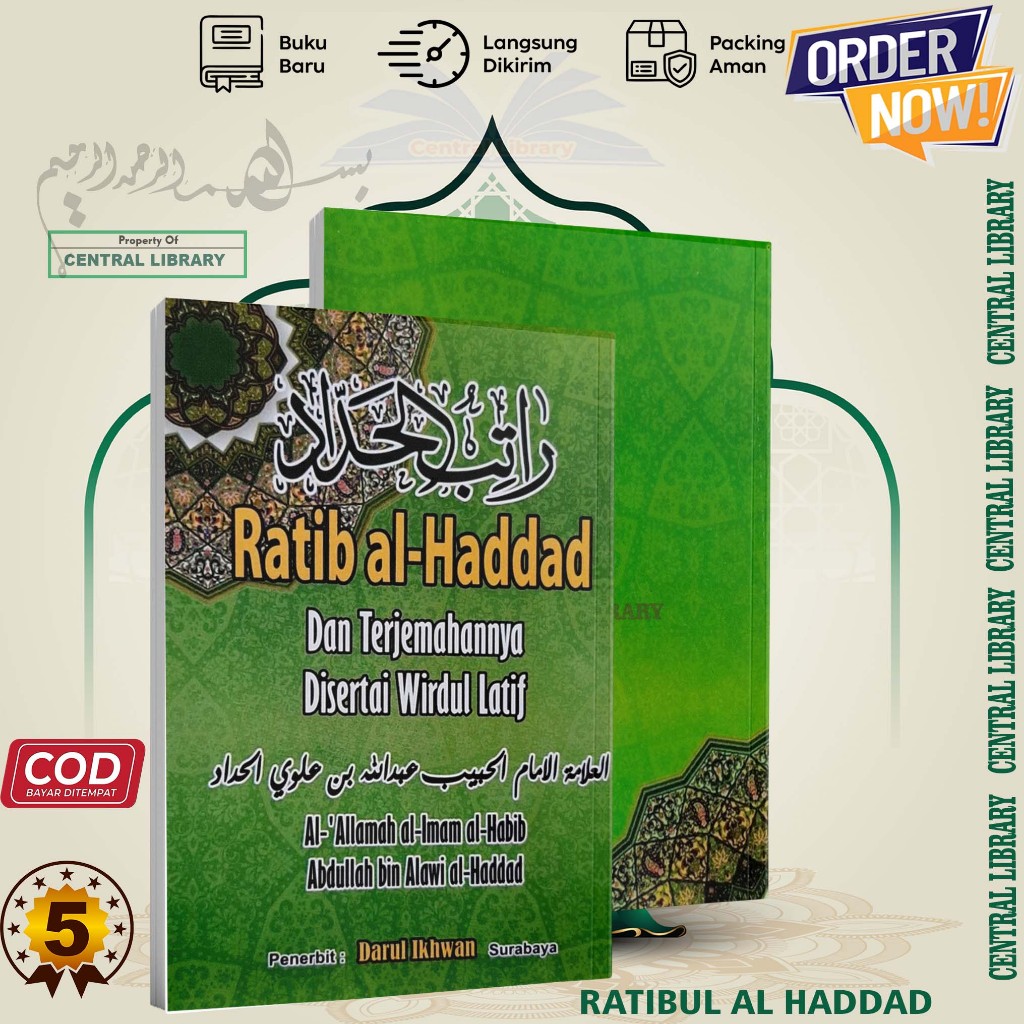 RATIBUL AL HADDAD dan Terjemahannya Disertai Wirdul Latif (UK SAKU A6)