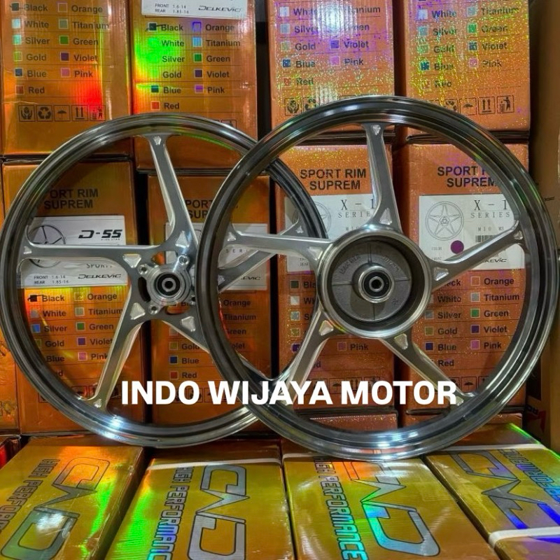 Velg Pelek Racing Delkevic D55 Yamaha FIZR /Jupiter Lama/Vega Lama/Crypton/Alfa /Jupiter Burhan Forc