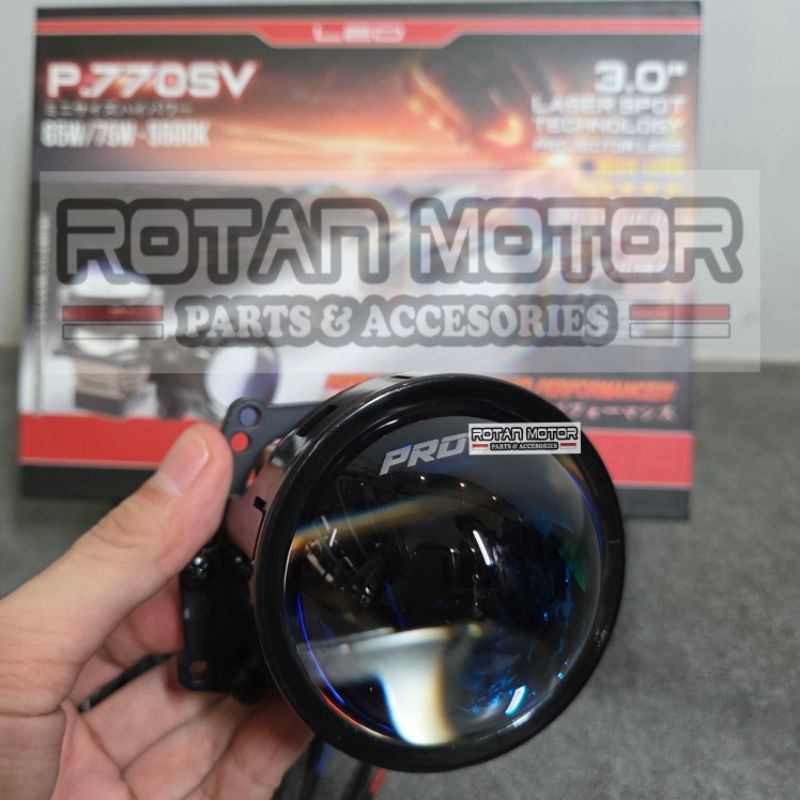 BILED PRO7 P.770SV / Compact PROYEKTOR BILED / LASER LED P.770 SV / P770SV 3 INCH BLUE LENS P 770 SV