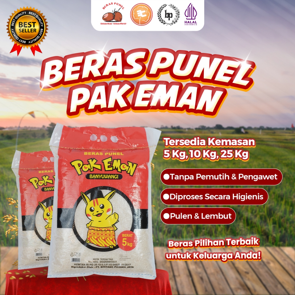 

Beras Banyuwangi Beras Pak Eman