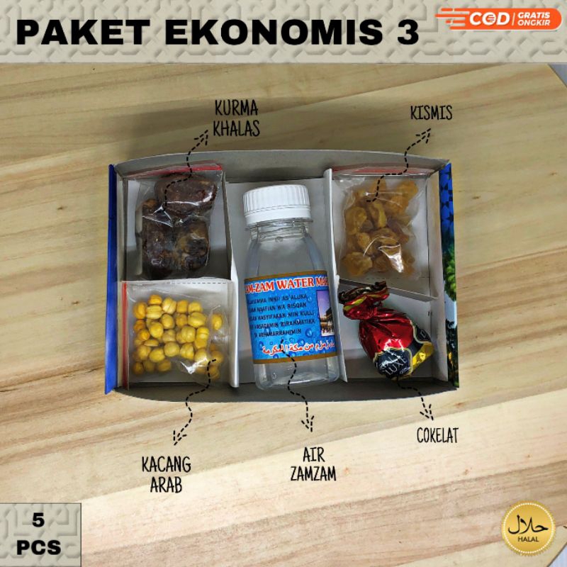 

Paket Oleh Oleh Haji dan Umroh 50pcs Hemat Ekonomis
