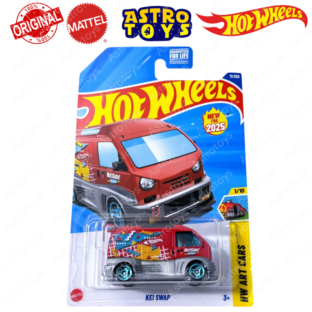 Hot Wheels Kei Swap Mattgabe Merah / Mainan Miniatur Diecast Mobil Bus Bis Van Hotwheels Hotweels