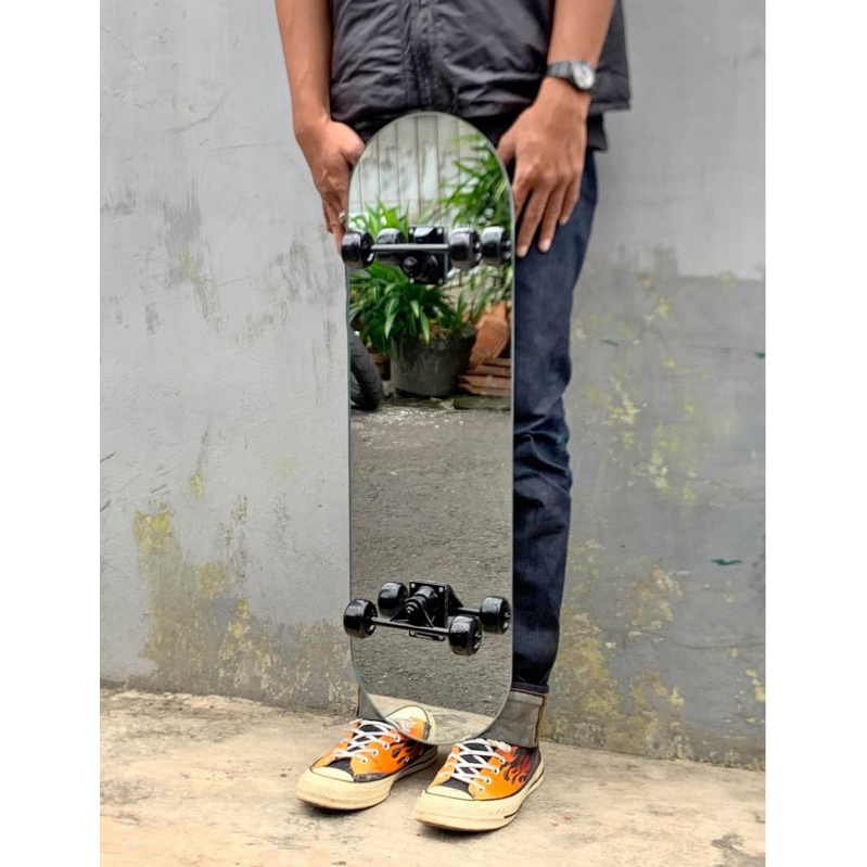 CERMIN SKATEBOARD AESTHETIC | Keren | decorasi kamar | unik | gokil TERMURAH | Stussy skateboarding 