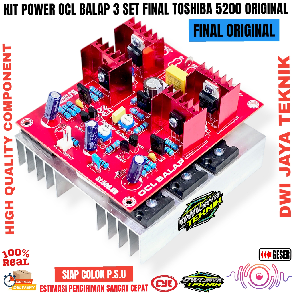 Kit Power OCL BALAP 3 SET Final Toshiba 5200 Original