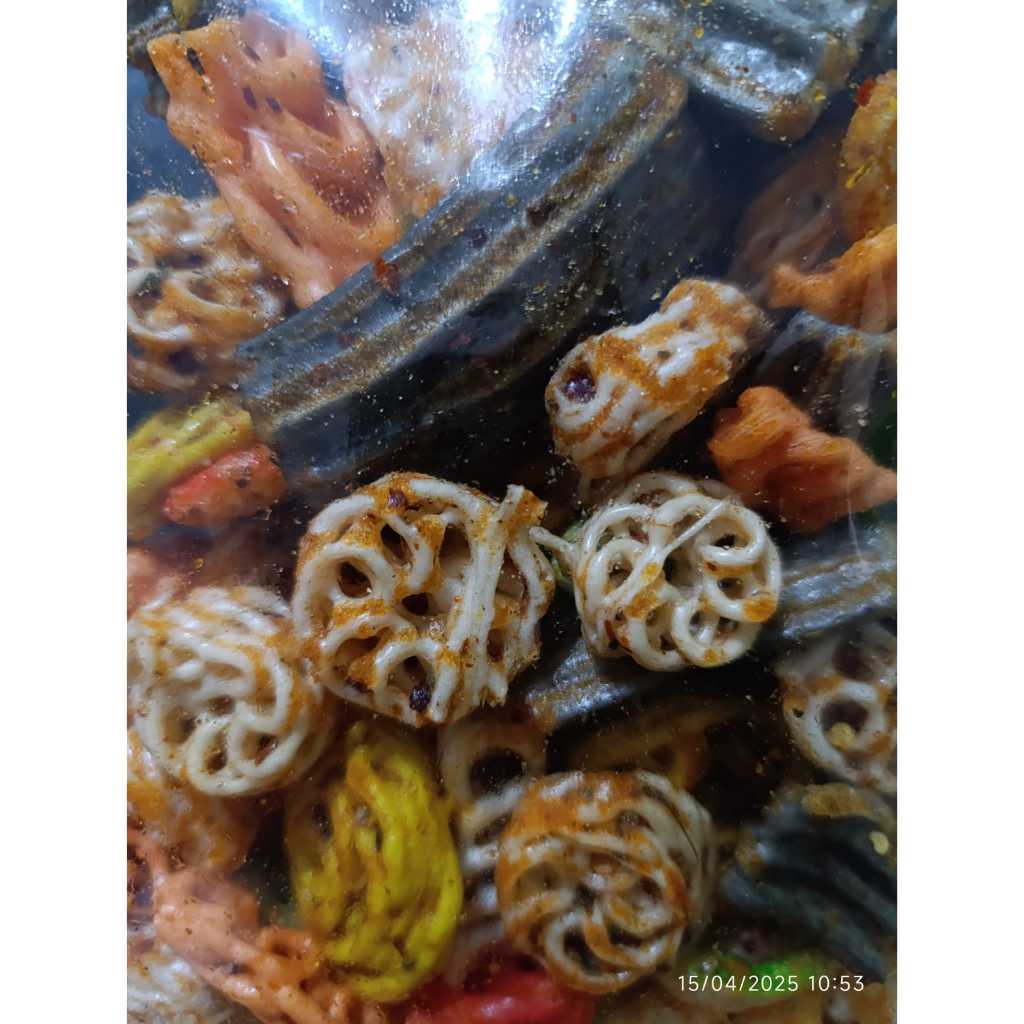 

Sebring mix campur pedas daun jeruk // seblak kering bantat