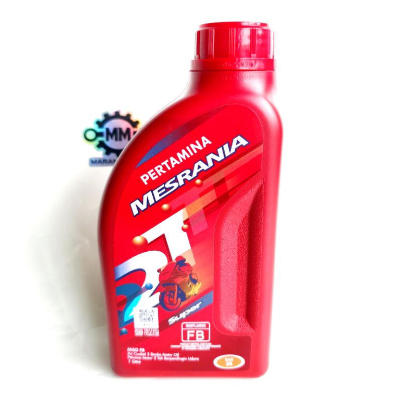 OLI MESRAN SUPER 2T SAE 20 1000ML PERTAMINA