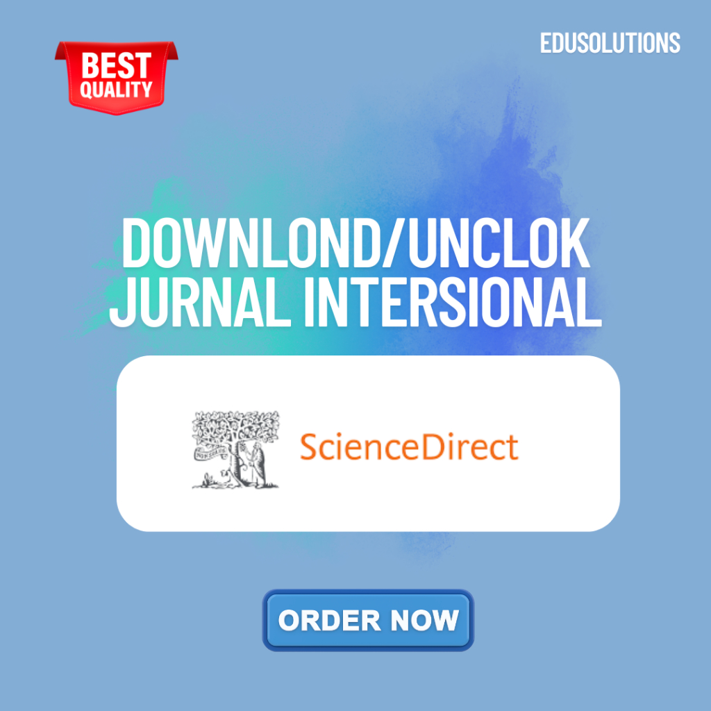 Unlock Jurnal Internasional ScienceDirect