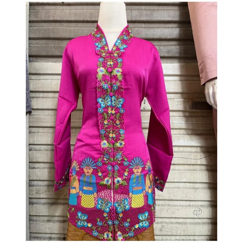 KEBAYA ENCIM BETAWI // ENCIM ONDEL BETAWI // KEBAYA ENCIM BORDIR ONDEL // KEBAYA ENCIM MODERN // ENC