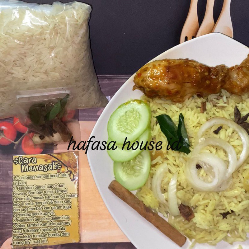 

1kg beras + bumbu instan GRATIS rempah campur & daun kari (beras basmati)