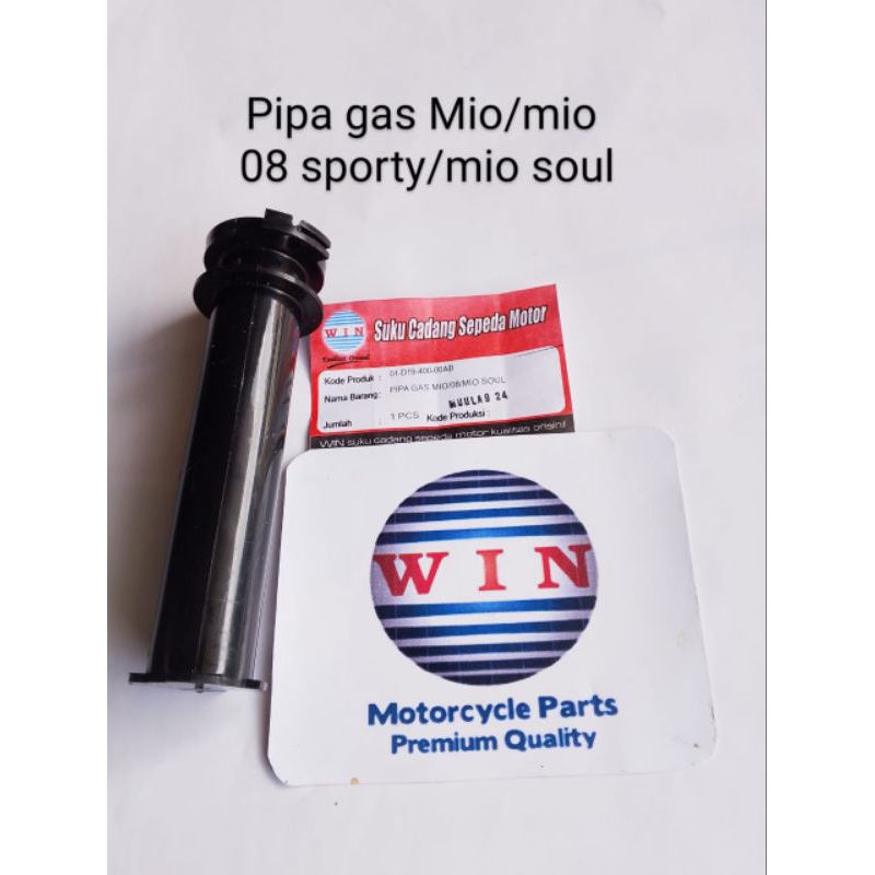 pipa gas motor