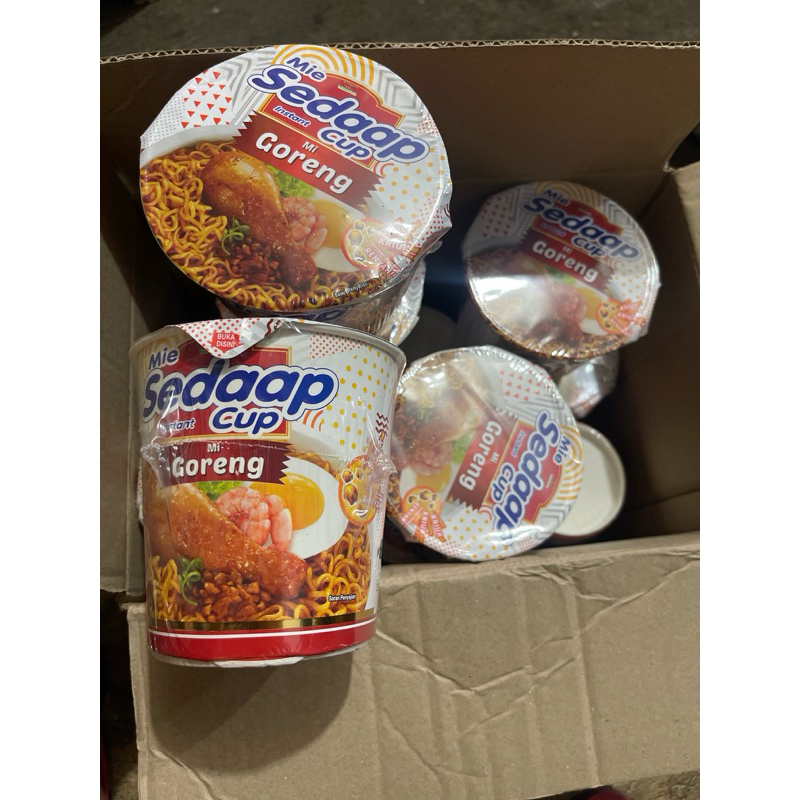 

Mie SEDAP Instan Cup mie goreng