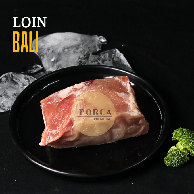

Daging Babi Has Luar Babi Bali Karbonat Pork Loin