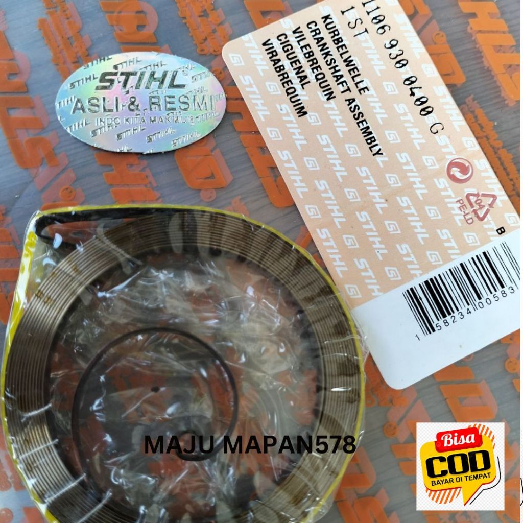 per recoil starter chainsaw sthil ms382 per recoil ms382 sthil