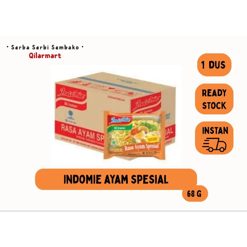 

INDOMIE AYAM SPESIAL MI INSTAN KUAH 68G-1 DUS