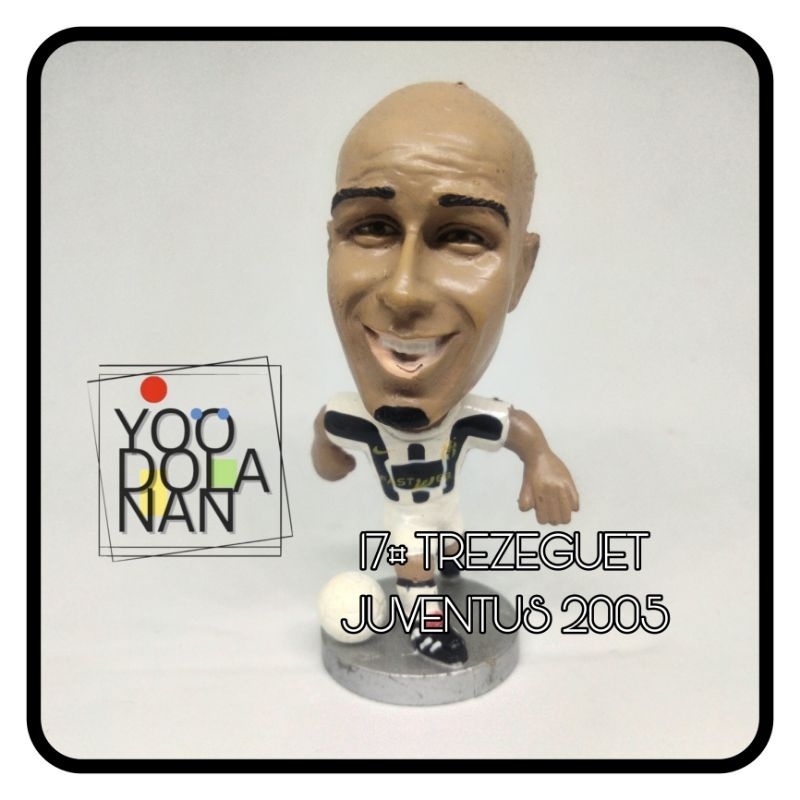 17# TREZEGUET - JUVENTUS 2005 POCKET SPORTS CORINTHIAN FIGURE PEMAIN BOLA