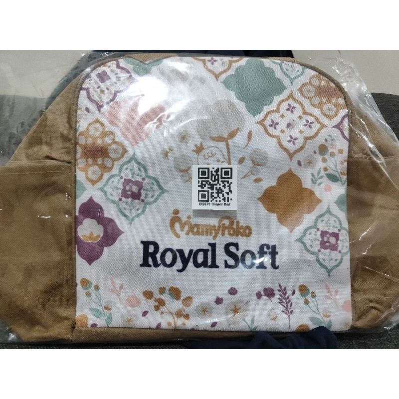 Diapers Bag Mamypoko Royal soft Tas Popok Bayi