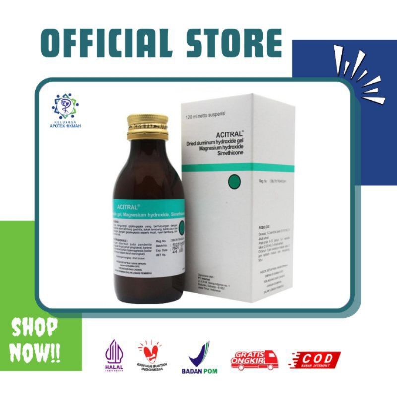 

Acitral syrup atasi masalah kesehatan pencernaan lambung
