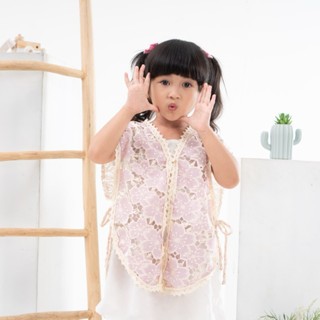 Delova Kids - HANUM VEST VOL. 2 Flower Brukat Rompi Anak Korea Style Couple Mom