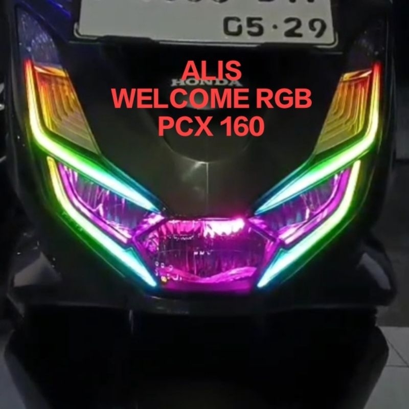 LAMPU ALIS WELCOME RGB PCX 160