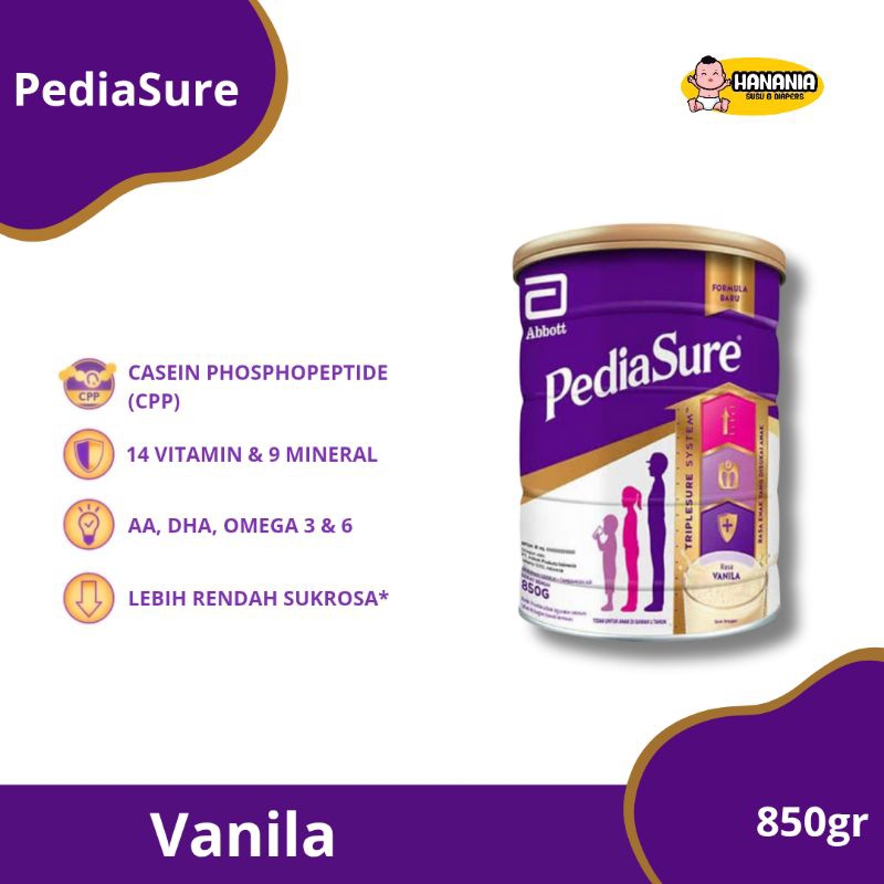

PediaSure Vanila 850gr
