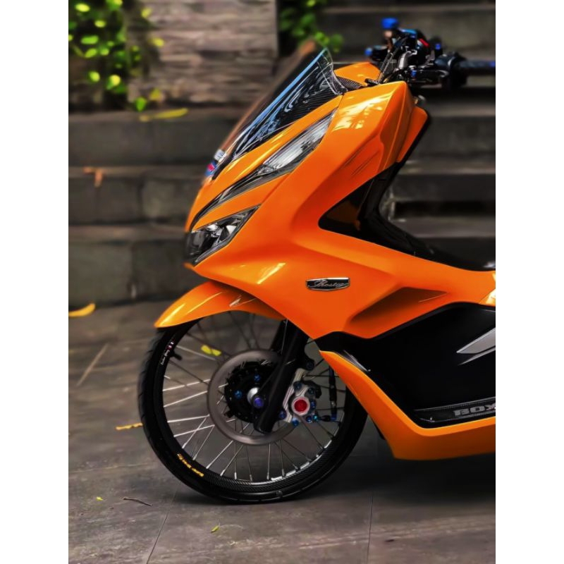 Cat PU Sunkis Orange | cet orange terang metalic