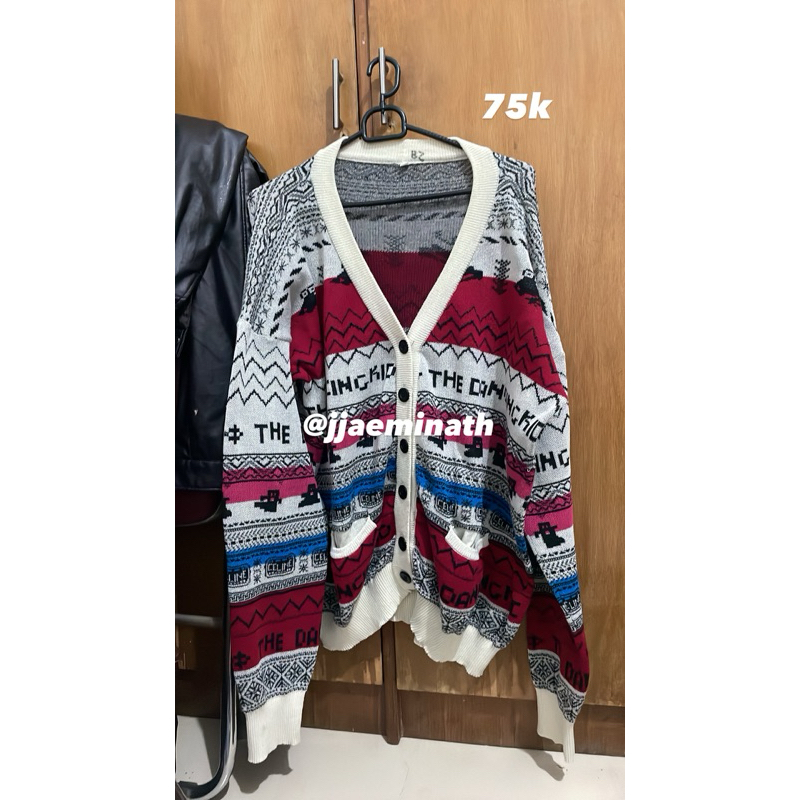 cardigan taeyong bahan rajut