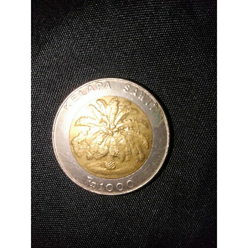 Uang Kuno Seribu Rupiah Kelapa Sawit th 1993