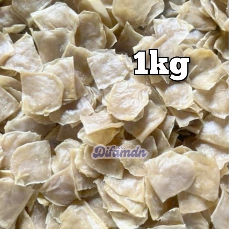 

kerupuk lepit mentah 1kg /kerupuk lempit /kerupuk lipat /kerupuk lampit