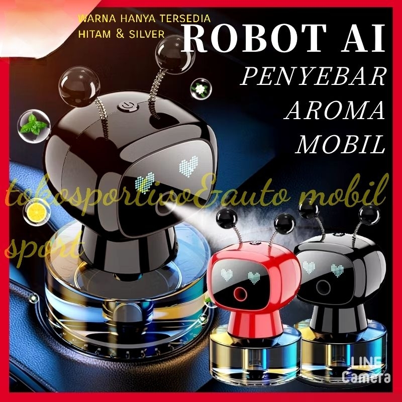 PARFUM MOBIL AI ROBOT PAJAGAN DIFFUSER DASBOARD MOBIL AI ROBOT PEWANGI