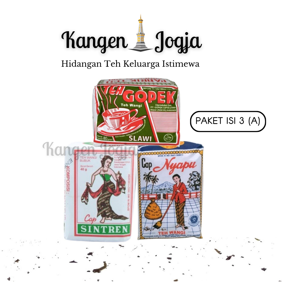 

Teh Racikan Khas Solo 120,gr, 160gr, 240gr 280gr Kombinasi Teh Dandang Djawa 999 Nyapu Sintren Poci Gopek Gardoe Djatoet Tong Djie Wangi Sepet Kentel Manis Teh Kombinasi Enak