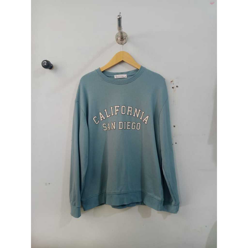 Baju Atasan Crew Neck Sweater HANGTEN Size XXL/ Baju Crew Neck Sweater Pria
