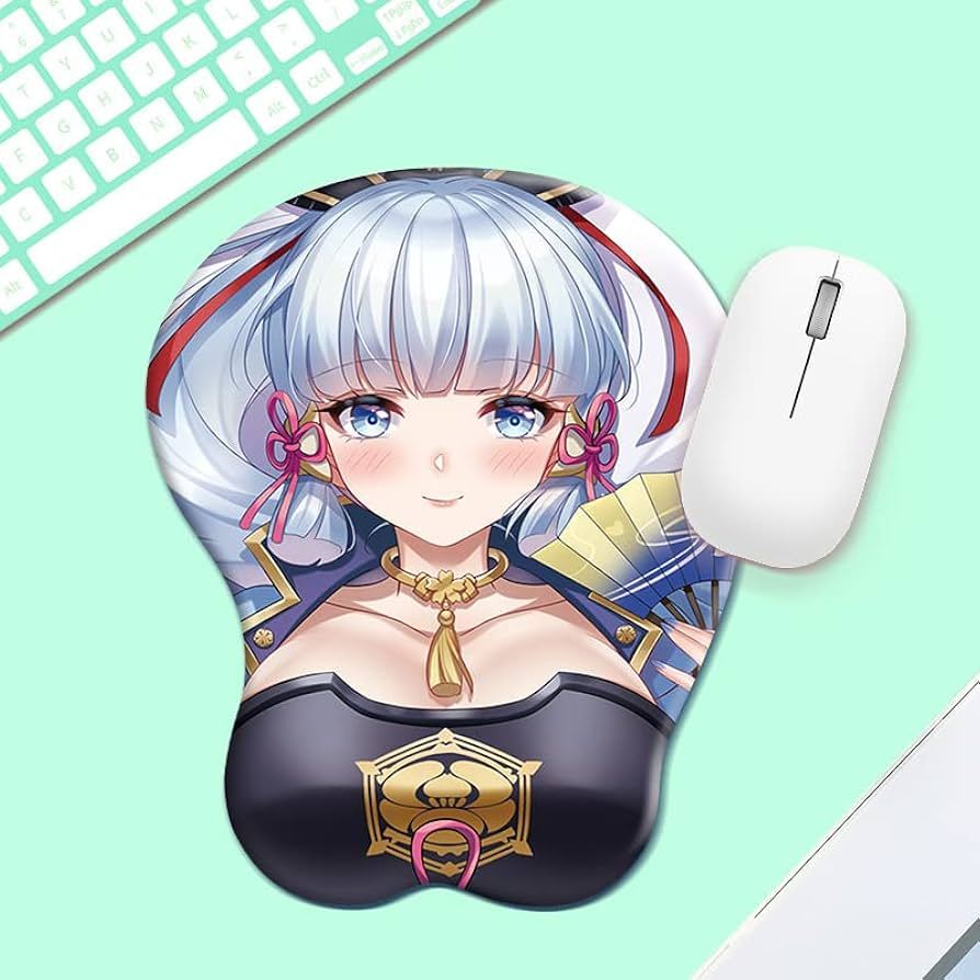 Mousepad Oppai Hutao Yaemiko Keqing Anime Gaming Genshin Impact