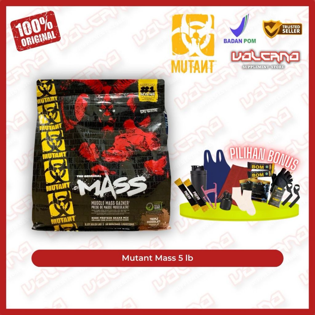 Mutant Mass 5 lb Muscle Weight Gainer lbs bulking
