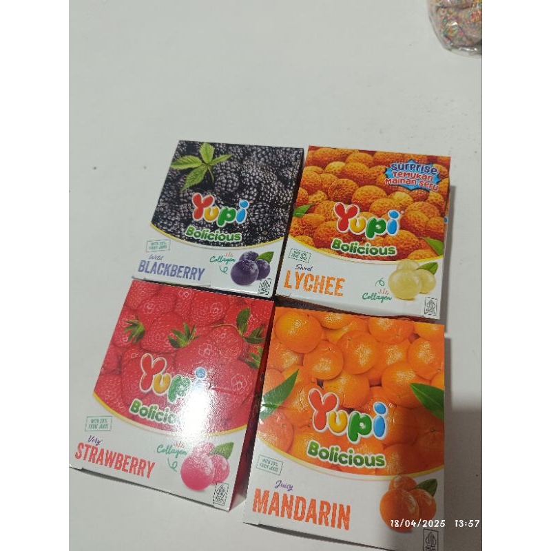 

Permen Yupi Bolicious Box isi 24 pcs